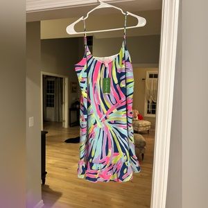 Zanna Silk Dress (Indigo Sea Dreamin)